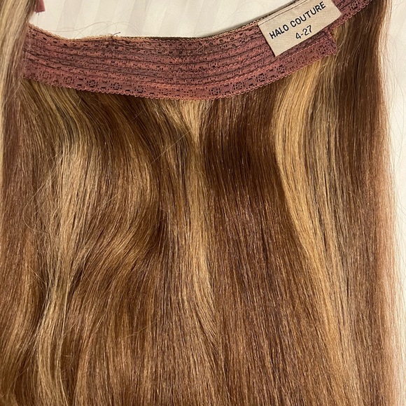 Original Halo Couture brand 12’ & 16’ hair extensions both color 4-27 - Picture 3 of 4